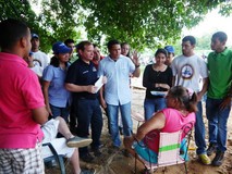 Juan Pablo Guanipa visita a los Hijos del Zumaque en Baralt