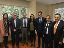 Diputados Julio Borges, Gabriela Arellano y Germán Ferrer se...